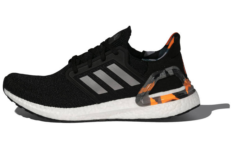 Adidas Adidas UltraBoost 20 'Black Signal Orange Camo'