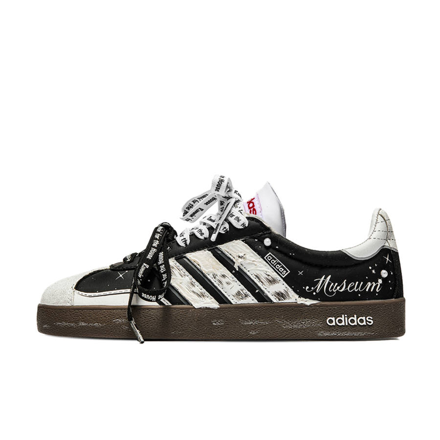 Adidas Adidas VL COURT 2.0 IC77 Starry Sky Love Song Abrasion Resistant Abrasion Resistant Low top Skateboard Shoes Unisex