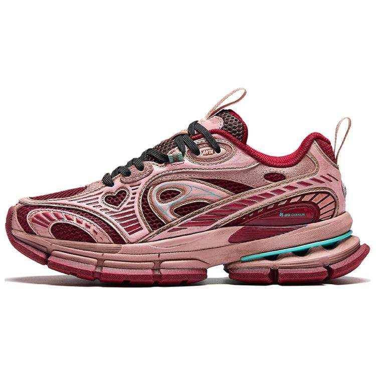 Anta Champion G01 Comfortable Low top Running Shoes Men's Red Pink
