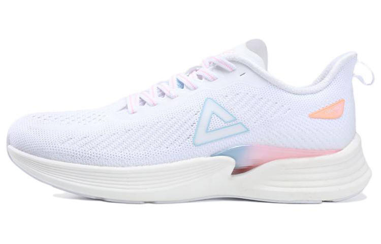 PEAK Racing Low top Running Shoes Women's White Cushioning Sports