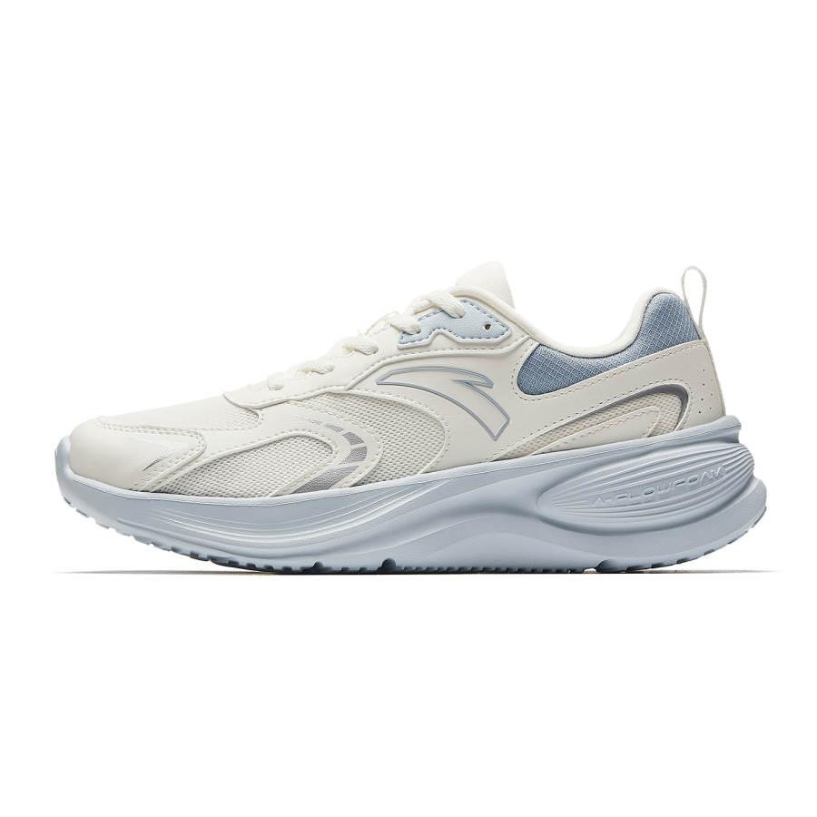 Anta Racing Mesh Cushioning Breathable Cushioning Breathable Low top Casual City Commuting Running Shoes Women's