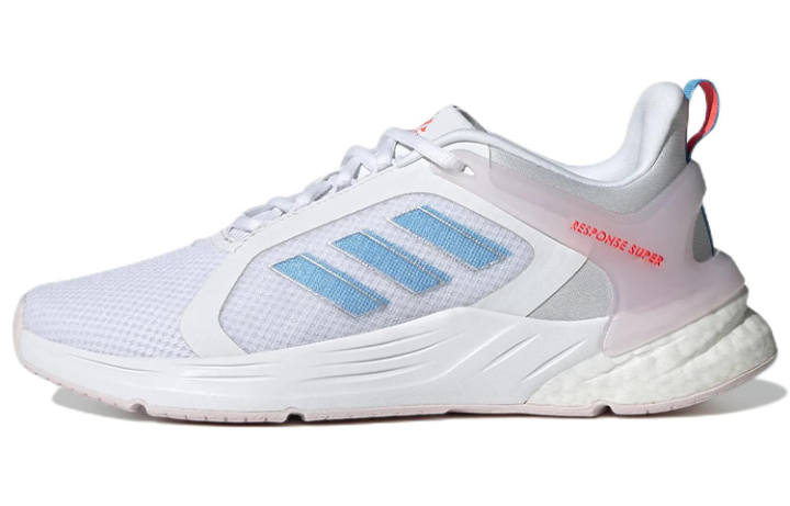 Adidas Adidas Response Super 2.0 Comfortable Abrasion Resistant Low top Running Shoes Women's White Blue