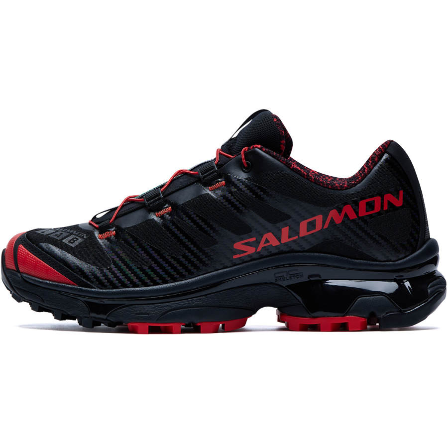 SALOMON XT 4 Low top Casual Athletic Shoes Unisex Black Red