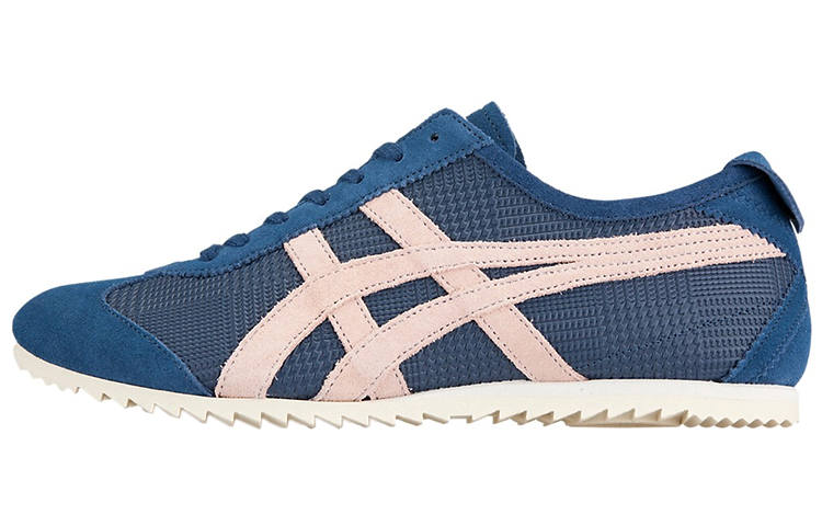 Onitsuka Tiger Abrasion Resistant Low top Casual Running Shoes Women's Blue Pink