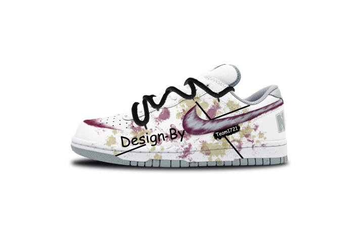 Nike Nike Big Rusty 3.0 Low top Skateboard Shoes Men's White Yellow Red