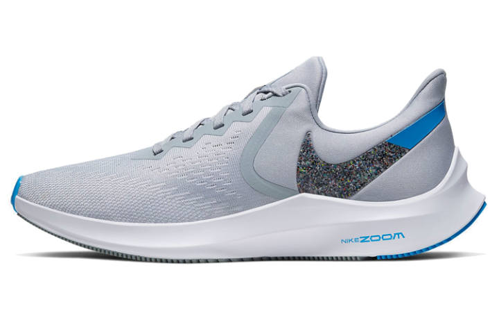 Nike Nike Zoom Winflo 6 Lightweight Low top Running Shoes Men's Wolf Gray