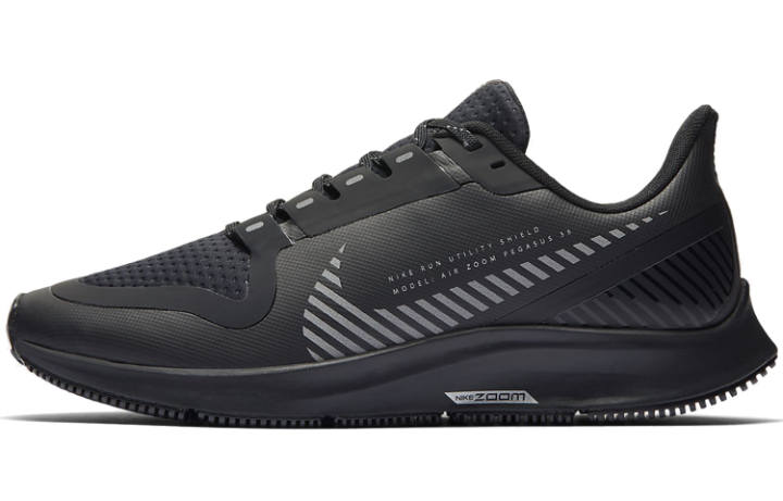Nike Nike Air Zoom Pegasus 36 Shield Black Metallic Silver Women's