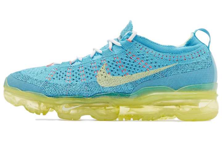 Nike Nike VaporMax 2023 Breathable Support Low top Air Cushion Casual City Commuting Running Shoes Men's Blue Yellow