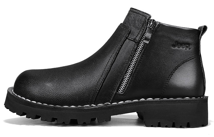 Jeep Men's Casual Shoes Men's Mid Top Black