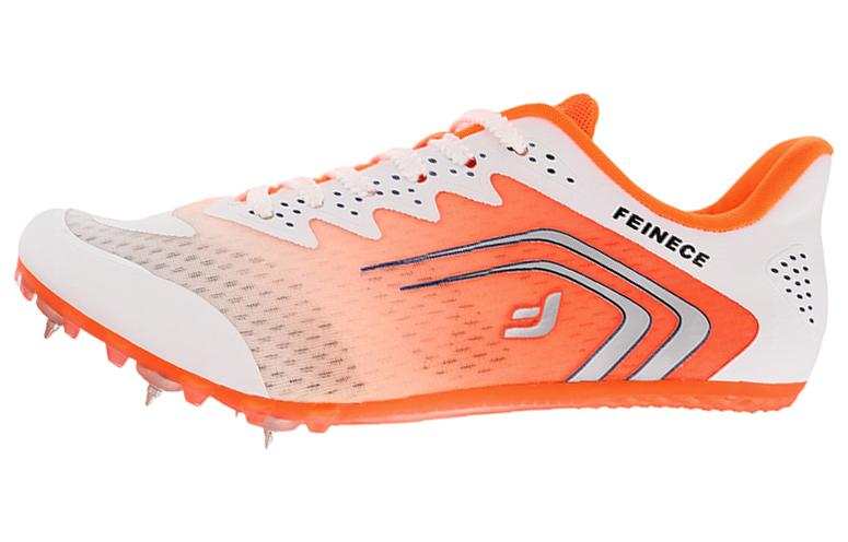 FEINECE FEINECE Running Shoes Unisex Low Top White Orange