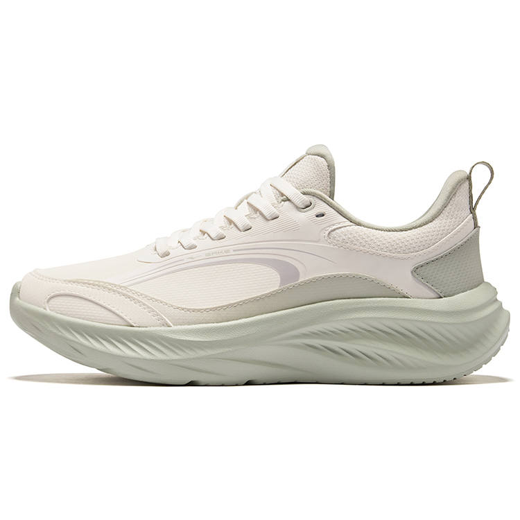 Erke Cushioning Rebound Low top Casual Running Shoes Women's Microcrystal White Stone Turquoise