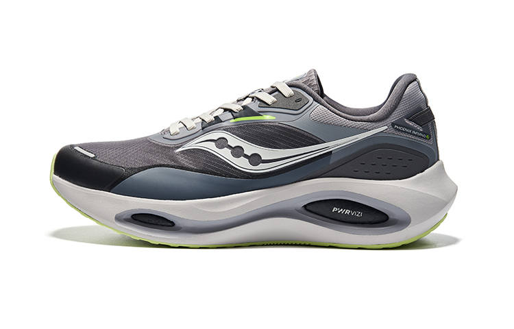 Saucony Phoenix Inferno Firebird 3 Breathable Support Breathable Support Low top Running Shoes Men's Black Gray