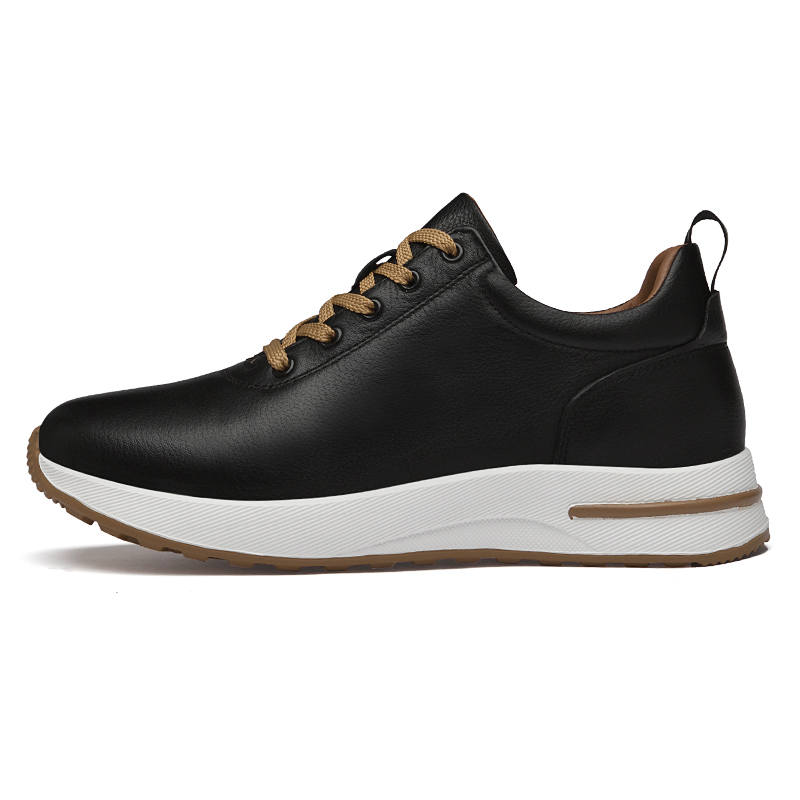 PAIBLOKS Top Grain Cow Leather Men's Casual Shoes Men's