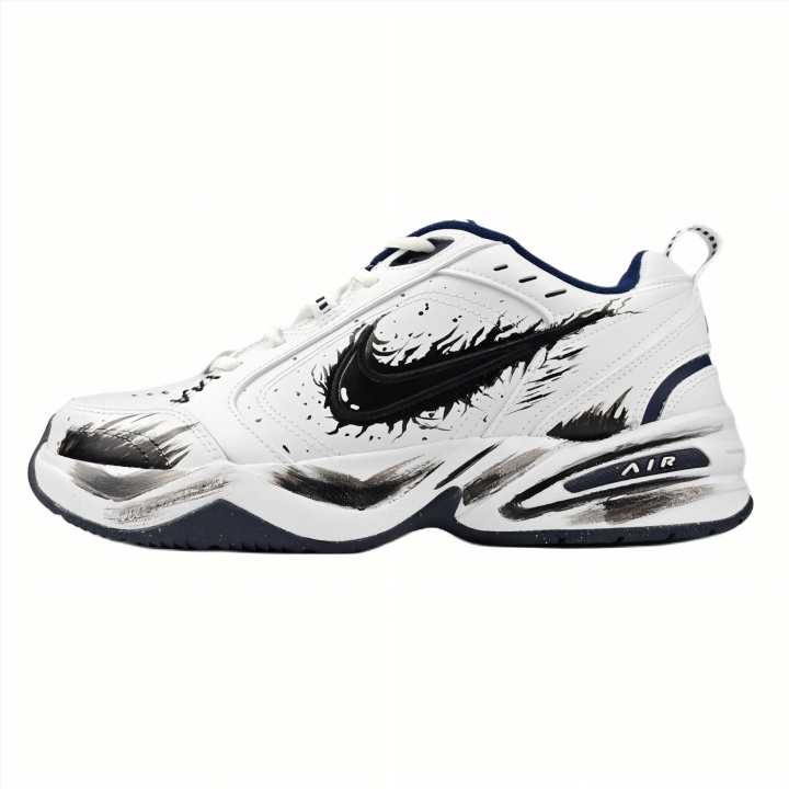 Nike Nike Air Monarch 4 Low top Chunky Sneakers Unisex Black White
