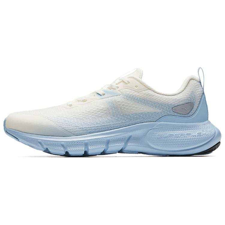 ANTA SUPERSTORE CHAOJIANTA Fabric Slip Resistant Abrasion Resistant Low top Casual Running Shoes Men's White Blue