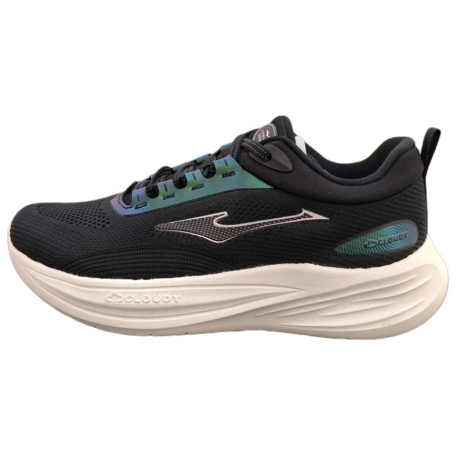 Erke Cushioning Abrasion Resistant Cushioning, Wear Resistant Low top Running Shoes Women's Black White