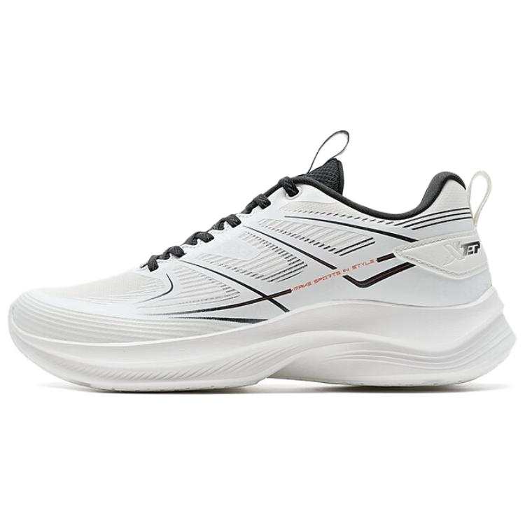 XTEP XTEP Cushioning Coverage Cushioning Coverage Low top Casual Running Shoes Men's White Black