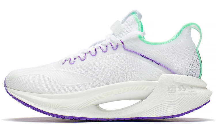 Li-Ning Li Ning Shadow Essential 䨻 Breathable And Resilient Low top Running Shoes Men's White Green