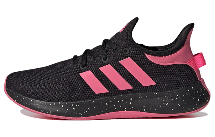 Adidas Adidas Cloudfoam Pure 'Black Lucid Pink' Women's