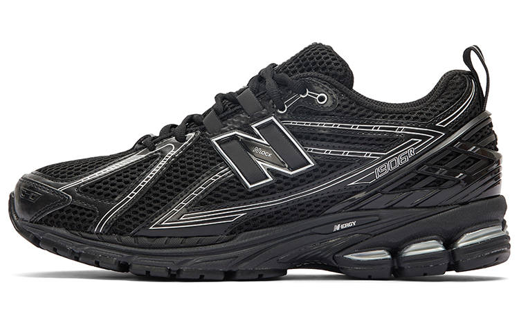 New Balance New Balance NB 1906R Trendy Comfortable Elegant Textile Synthetic Leather Low-Top Casual Running Shoes Unisex Black