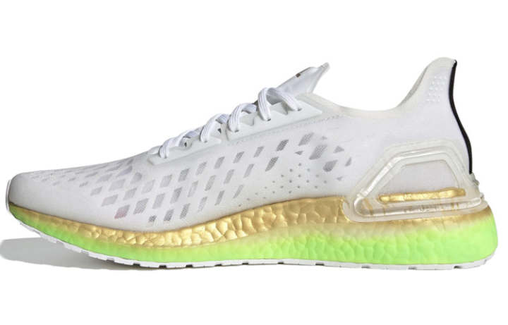Adidas Adidas ULT Slip Resistant Low top Running Shoes Men's White Black Yellow