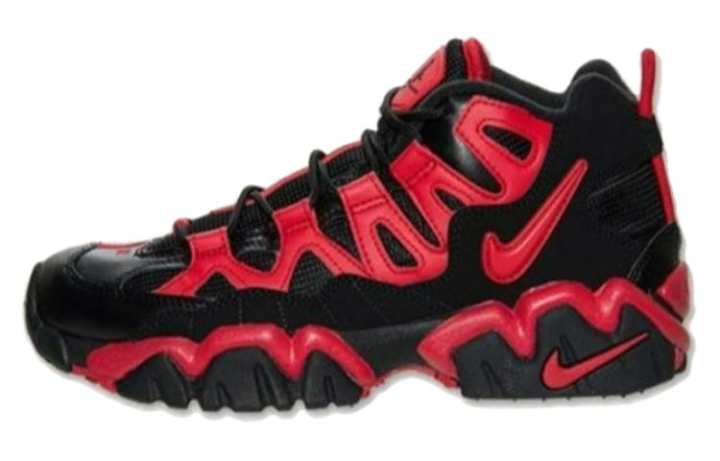 Nike Nike Air Slant Comfortable Abrasion Resistant Breathable Low top Running Shoes Unisex Black Red
