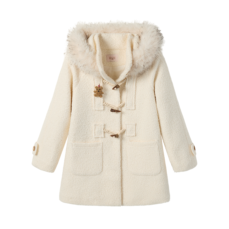 FABRIC PIG Coats Women's Coat Hooded Thickened Straight Fit