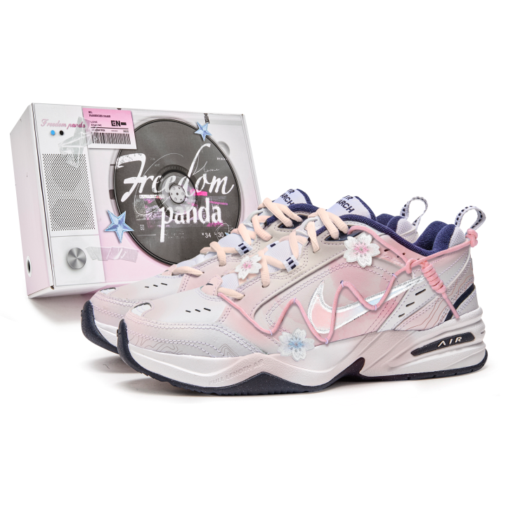 Nike Nike Air Monarch 4 Freedom Panda, Box, Cherry Blossom Pink Slip Resistant Abrasion Resistant