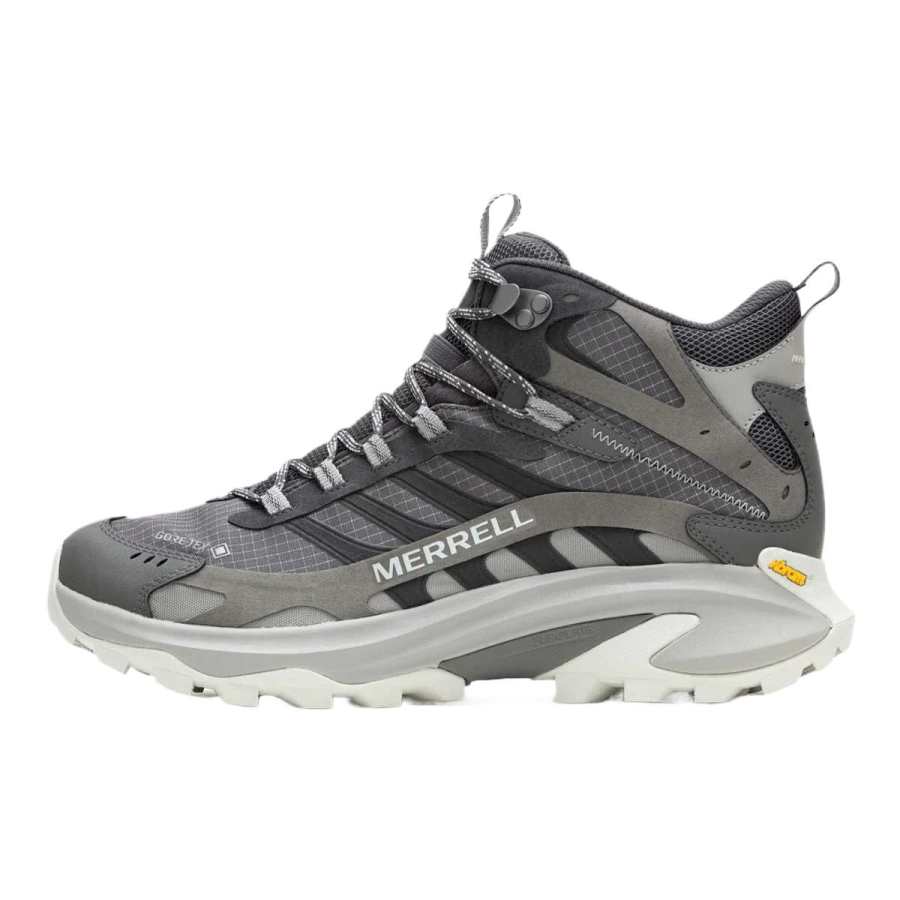 MERRELL MOAB SPEED 2 Abrasion Resistant, Non Slip, And Waterproof, Breathable Mid top Outdoor Shoes Men's Gray