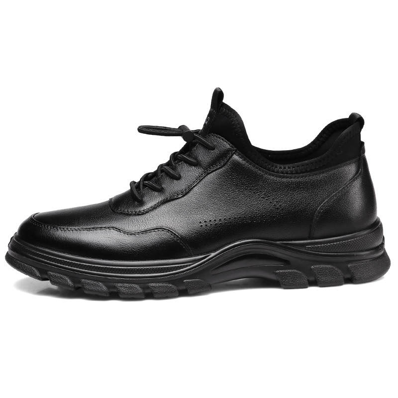 QIANGREN 3515 Athletic Shoes Genuine Cow Leather Commute Leather Shoes Men's