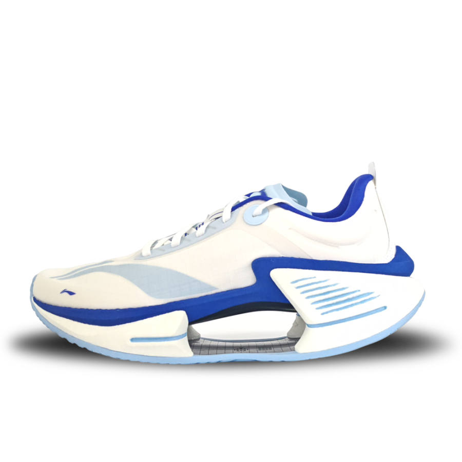 Li-Ning Li Ning Shadow 3 Essential Breathable Support Rebound Low top Casual Running Shoes Men's White Blue