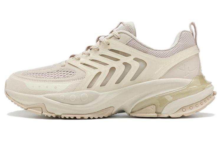 XTEP Dust Free 4.0 Cushioning Slip Resistant Abrasion Resistant Low top Running Shoes Men's Ivory White