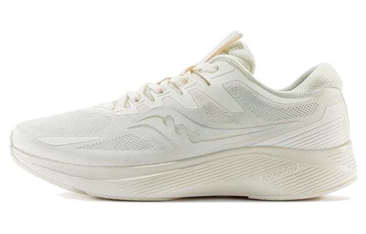 Saucony Lancer Cushioning Anti-Slip And Wear-Resistant Breathable Rebound Low-Top Training Running Shoes Unisex White