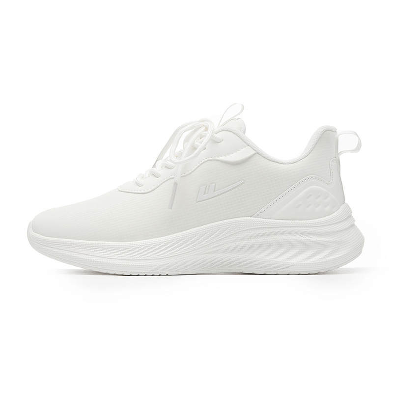 WARRIOR Low top Training Long Distance Running Sprint Physical Fitness Test & Exam Racing Running Shoes Unisex White