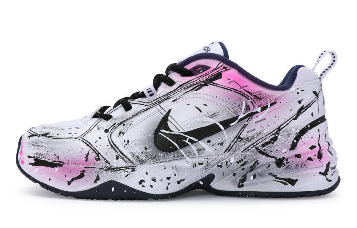 Nike Nike Air Monarch 4 Chunky Sneakers Unisex Low Top Pink/Black