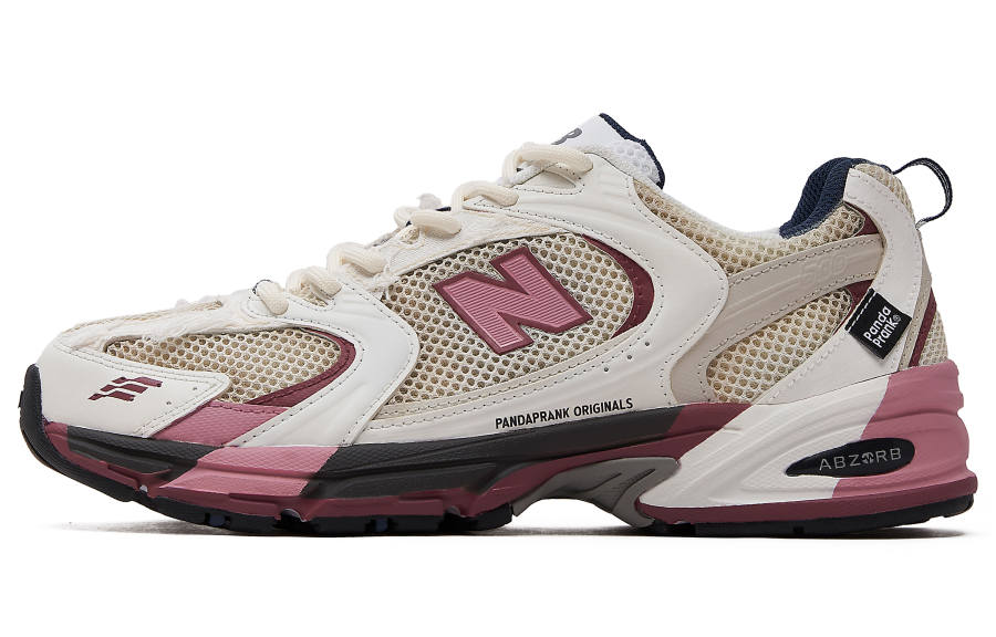 New Balance New Balance NB 530 Abrasion Resistant Abrasion Resistant Low top Running Shoes Unisex Beige Pink White