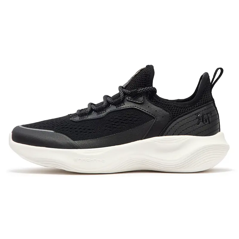 361° Breathable Low top Casual Running Shoes Women's Black White