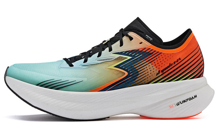 361° Flame ST Cushioning Slip Resistant Abrasion Resistant Low top Running Shoes Men's Blue Red White Black