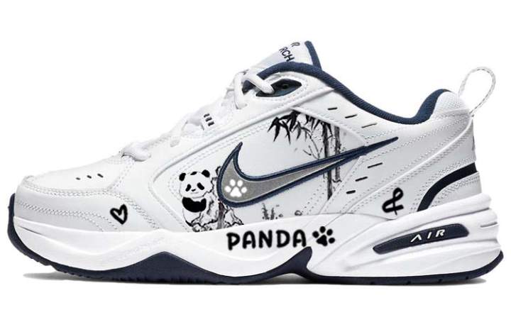 Nike Nike Air Monarch 4 Synthetic Leather, Leather Slip Resistant Abrasion Resistant Low top Chunky Sneakers Unisex