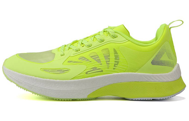 PEAK Taichi Up30 Carbon Plate Low top Running Shoes Men's Neon Green
