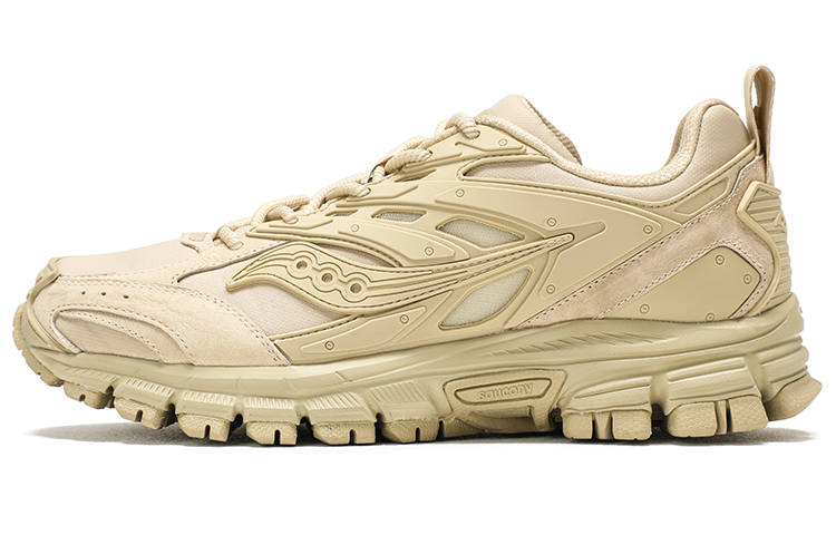 Saucony Cushioning Slip Resistant Abrasion Resistant Low top Casual Running Shoes Unisex Sand