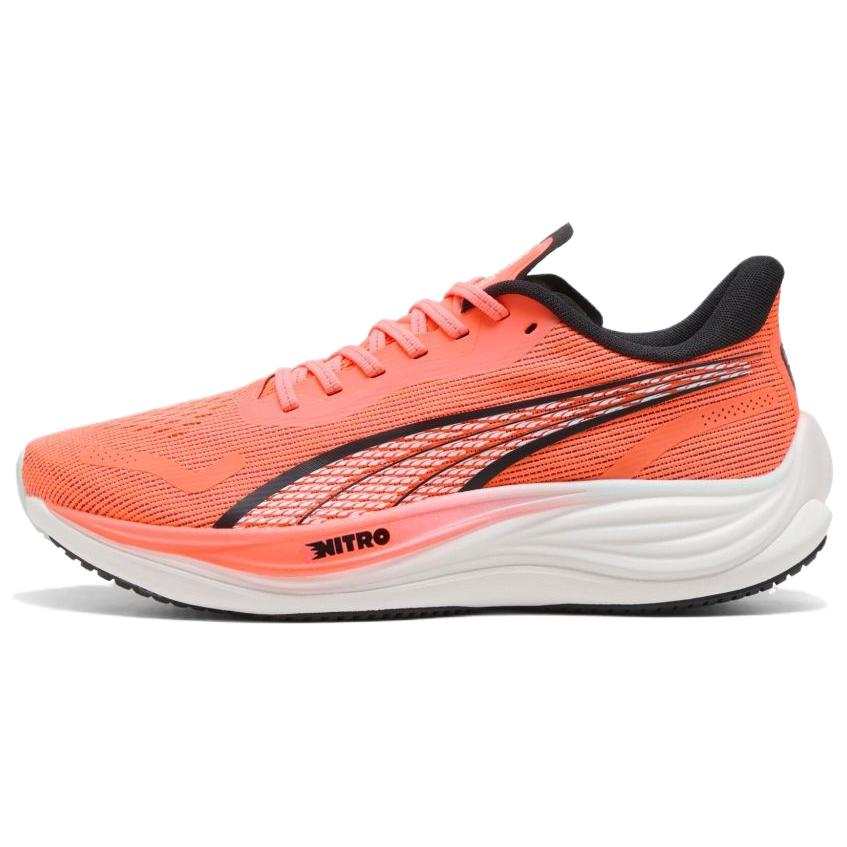 PUMA Velocity Nitro 3 Slip Resistant Abrasion Resistant Low top Casual Running Shoes Men's Red