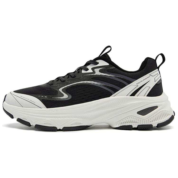 QIAODAN Synthetic Leather Abrasion Resistant Cushioning Lightweight Breathable Low top Chunky Sneakers Women's