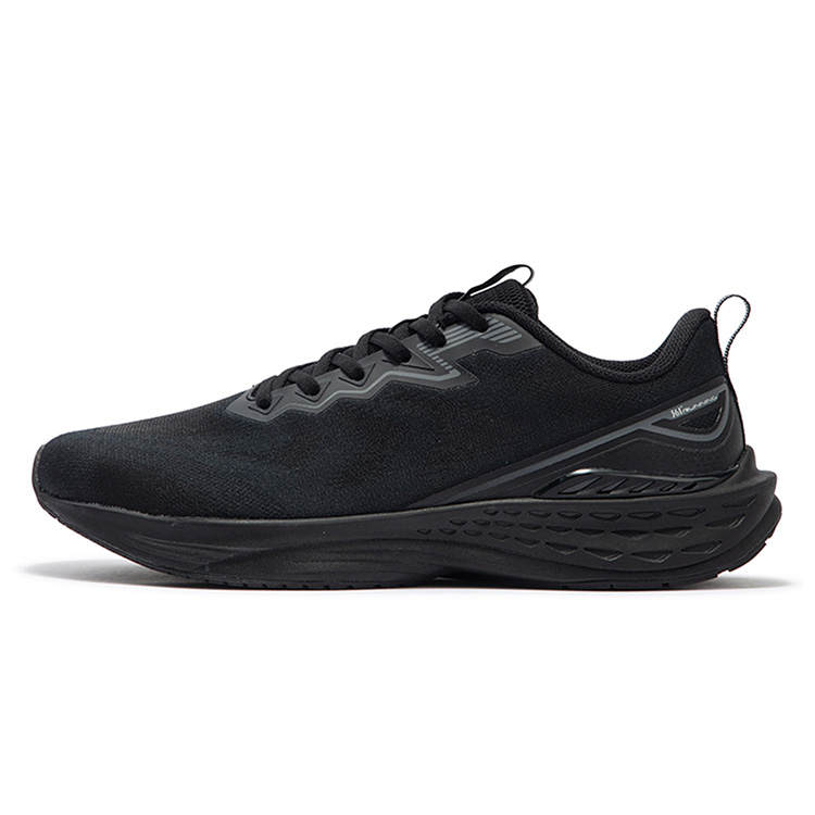 361° Flying Fish 3.0 Cushioning Slip Resistant Abrasion Resistant Low top Casual Running Shoes Men's Black Gray
