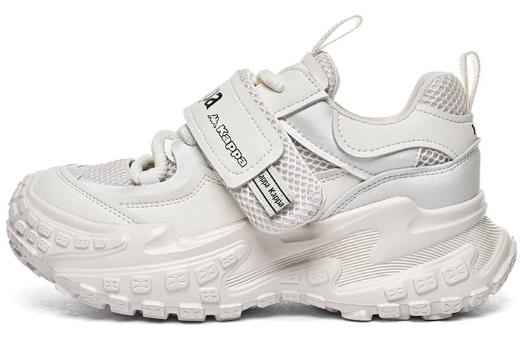 Kappa Slip Resistant, Abrasion Resistant, Breathable Low top Chunky Sneakers Women's Classic White