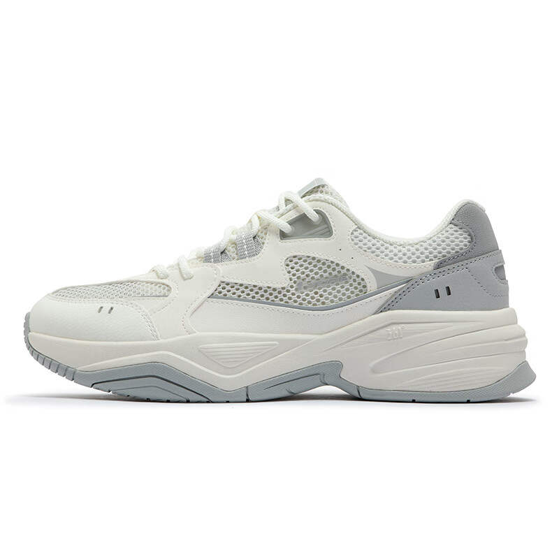 361° Sail Collection Breathable And Wear resistant Low top Chunky Sneakers Men's White Gray