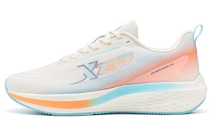 XTEP Star Speed Running Shoes Men's Low Top White/Blue/Orange