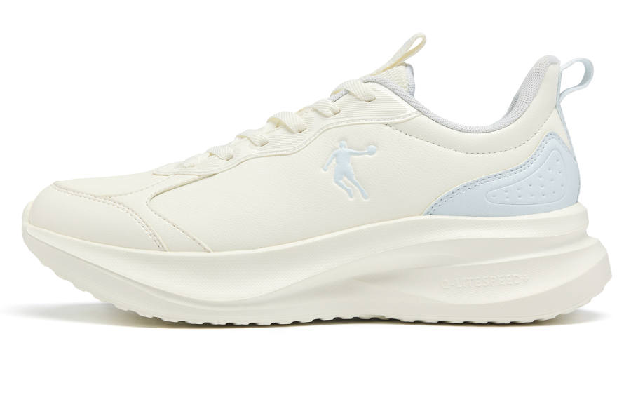 QIAODAN Cushioning Slip Resistant Abrasion Resistant Breathable Lightweight Rebound Low top Q LITESPEED Technology