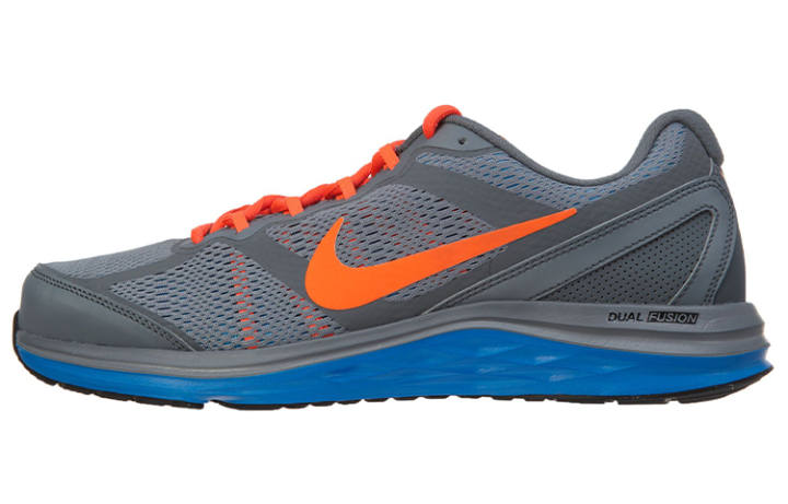 Nike Nike Dual Fusion Run 3 Cool Grey Hyper Crimson Photo Blue