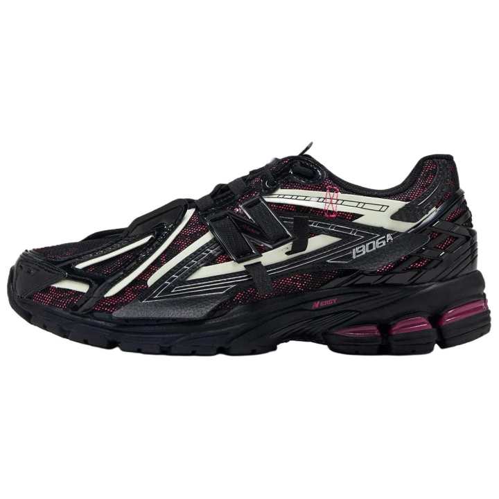 New Balance New Balance 1906A Textile, Artificial Leather Low top Stability Web Midsole N ERGY Module Running Shoes Men's Black